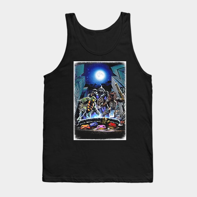 Ninja Turtles Villains Tank Top by creativespero